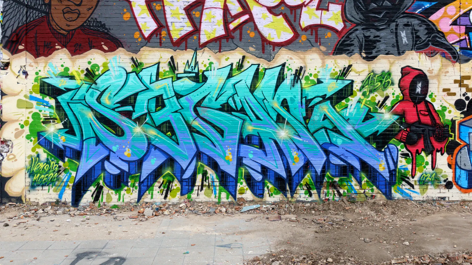 mural-marcos-segan-graffiti-squid-game-fuencareal-hall-of-fame-2021-terminado-after