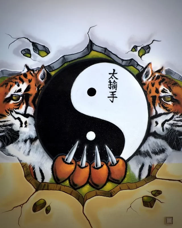Decoración mural | Escuela artes orientales «Tai Qin Shou»